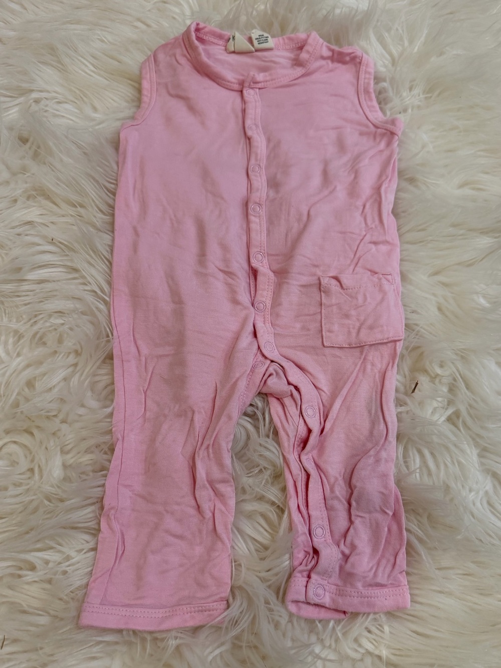 Kyte BABY Sleeveless Romper With Snaps